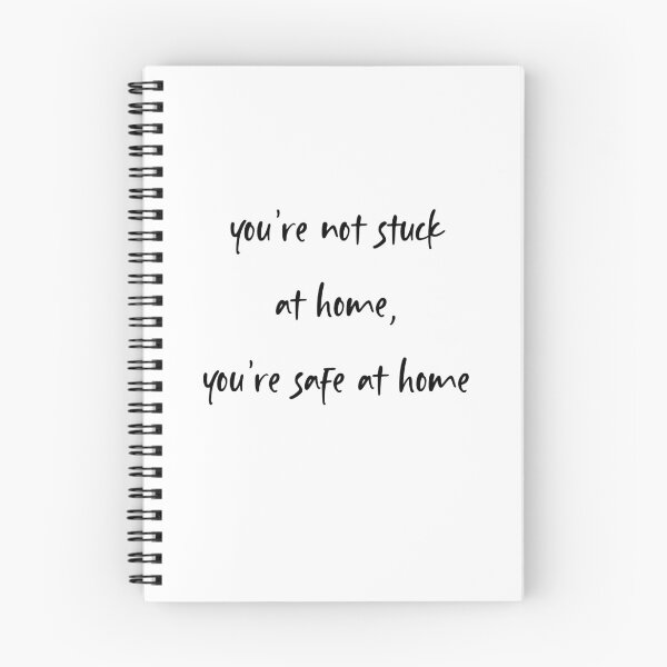 Item preview, you're not stuck at home, you're safe at home designed and sold by motivation4you.