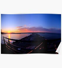Sackets Harbor Sunset Poster