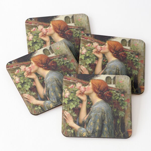 Artikelvorschau, Die Seele der Rose von John William Waterhouse - Vintage Art entworfen und verkauft von RickE.
