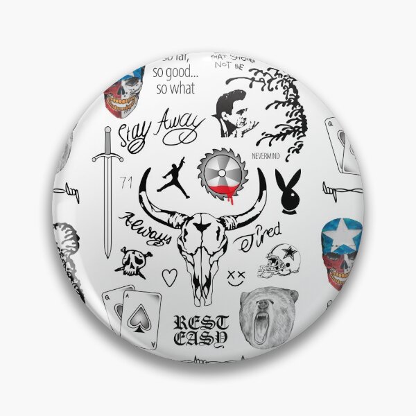 Item preview, Posty Tattoo Drawings designed and sold by Outlyning Graphics.