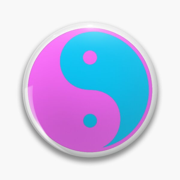 Item preview, Yin Yang - Pink and Blue designed and sold by RiplMedia.