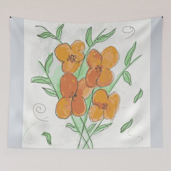 Item preview, Floral Greeting Card designed and sold by ArtFactory5.