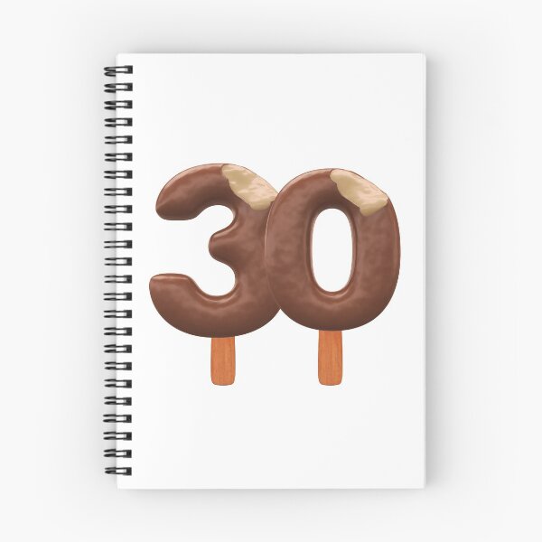 Item preview, 30 Ice Cream Thirty Number 3d Chocolate designed and sold by HelloFromAja.