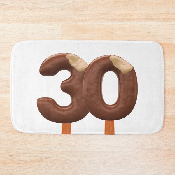 Item preview, 30 Ice Cream Thirty Number 3d Chocolate designed and sold by HelloFromAja.