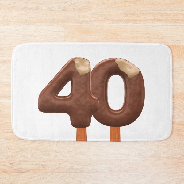 Item preview, 40 Ice Cream Fourty Number 3d Chocolate designed and sold by HelloFromAja.
