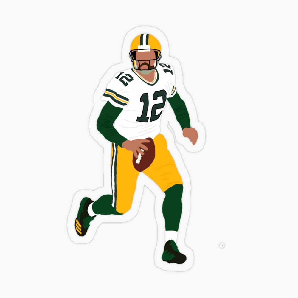 Aaron Rodgers Wallpaper, Self Adhesive Peel & outlet Stick Wall Sticker, Splash Effect Print, Sports Art Wallpaper, Wall Decor, Man Cave Gift