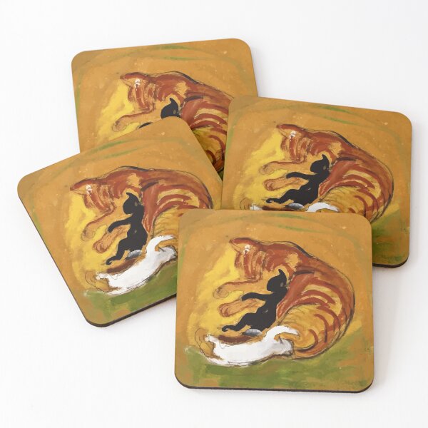 Item preview, Cat with Kittens by Franz Marc designed and sold by digitalvintage.