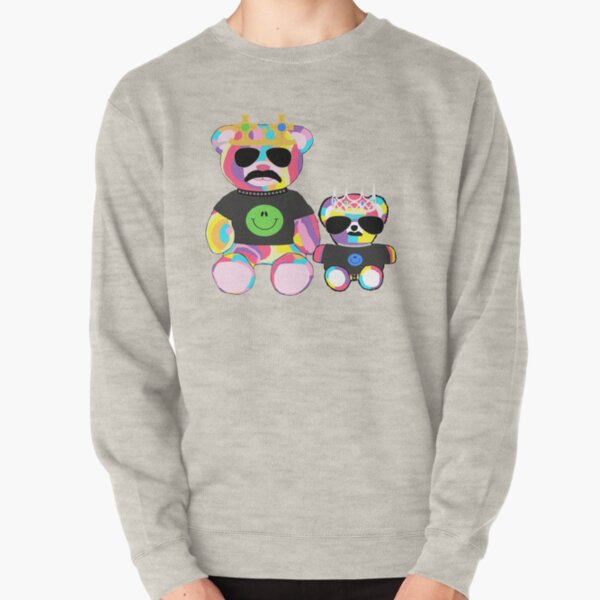 Rainbow Bear with shirts Pullover Sweatshirt