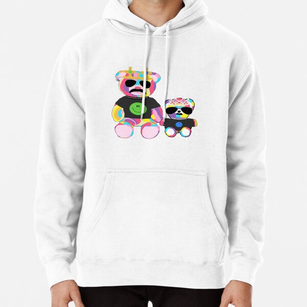 Rainbow Bear with shirts Pullover Hoodie