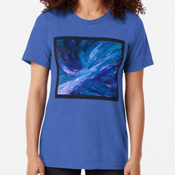 Apex, Abstract Landscape Art by Courtney Hatcher Tri-blend T-Shirt