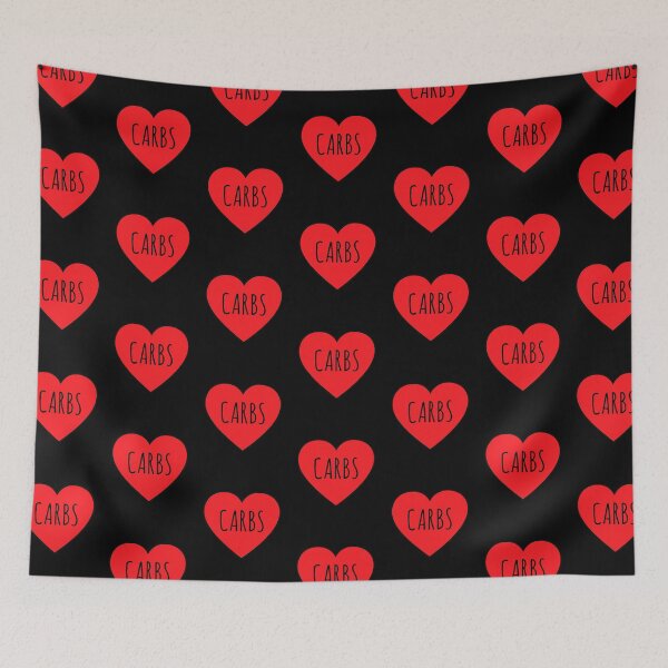 Item preview, I Love Carbs Heart  designed and sold by Vanover Designs.