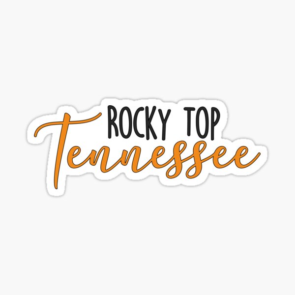 Rocky Top UT University of Tennessee Inspired Sticker Pack