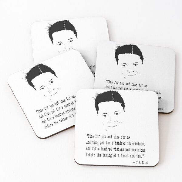 Item preview, T.S. Eliot Quote designed and sold by The Dead  Writers Circle.