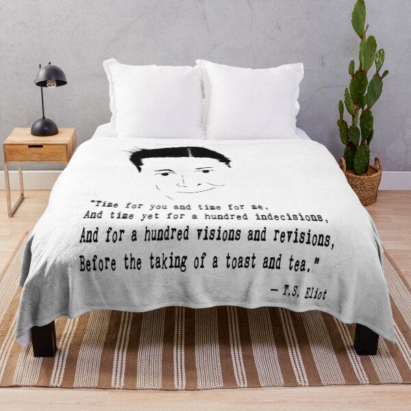 Item preview, T.S. Eliot Quote designed and sold by The Dead  Writers Circle.