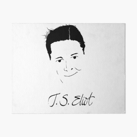 Item preview, T.S. Eliot designed and sold by The Dead  Writers Circle.