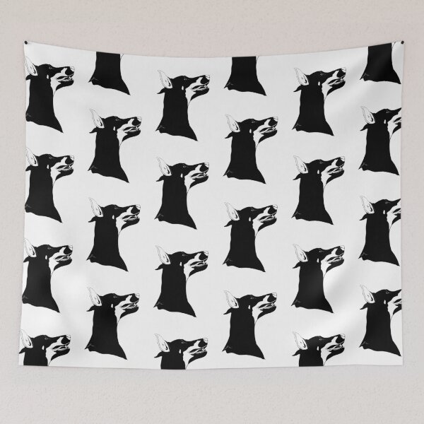 Item preview, Doberman Pinscher logo symbol graphic designed and sold by MyArtistry.