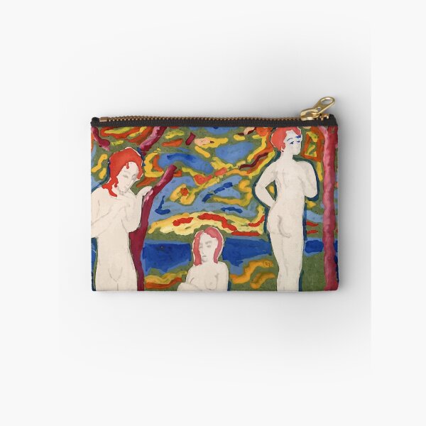 Item preview, Three Nudes Outdoors by August Mack designed and sold by digitalvintage.