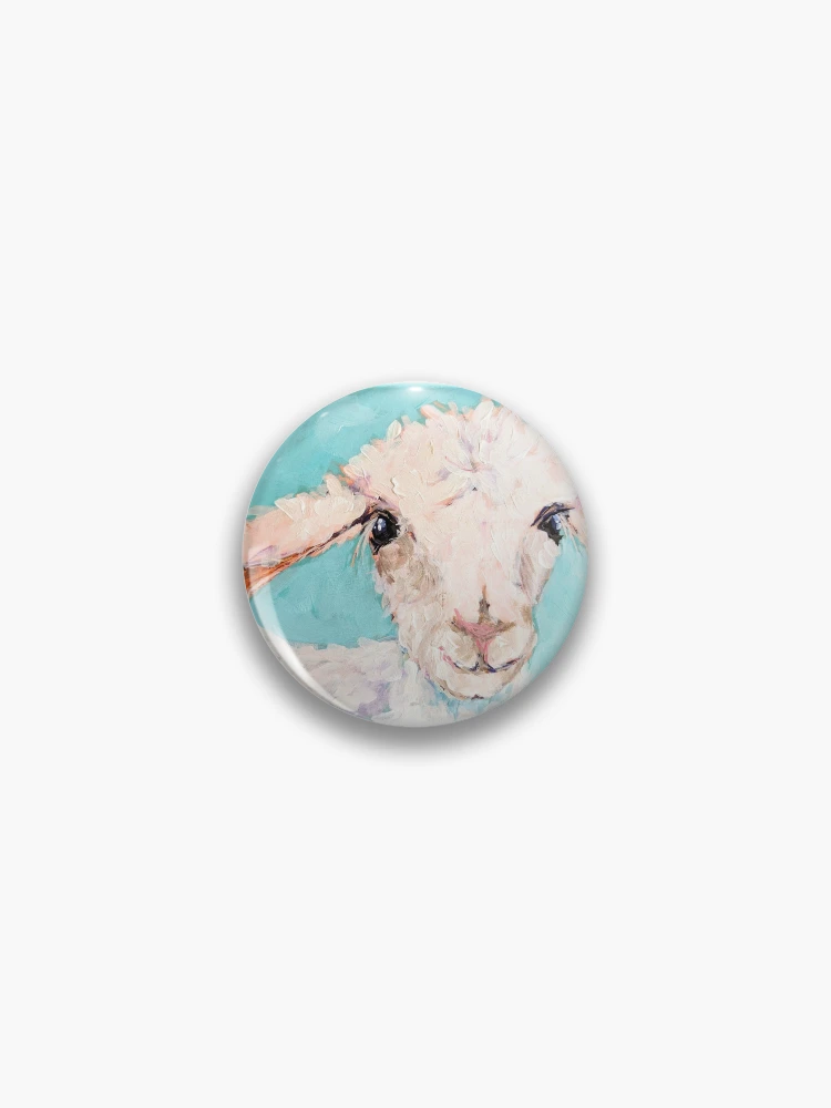 Thumbnail 1 of 3, Pin, Little Lamb designed and sold by Rachael-Rector.