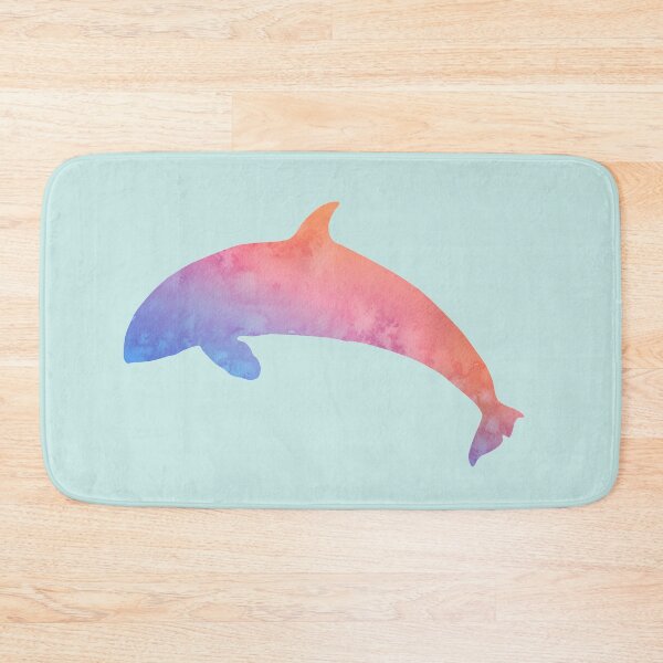 Item preview, Sunrise Watercolor Dolphin designed and sold by blue-jay-art.