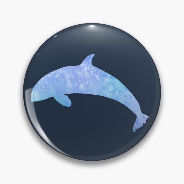 Item preview, Blue Watercolor Dolphin designed and sold by blue-jay-art.