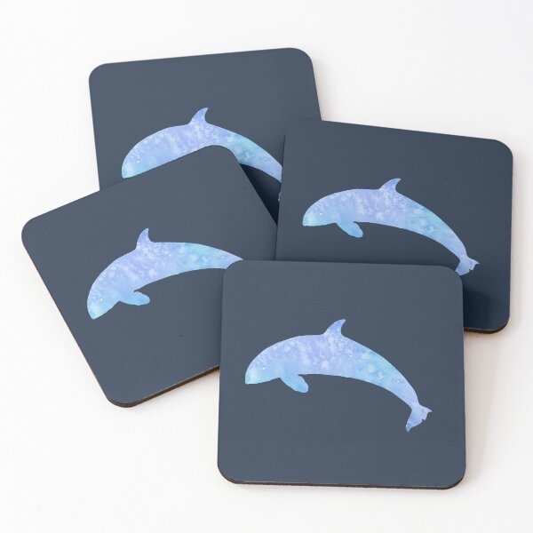 Item preview, Blue Watercolor Dolphin designed and sold by blue-jay-art.