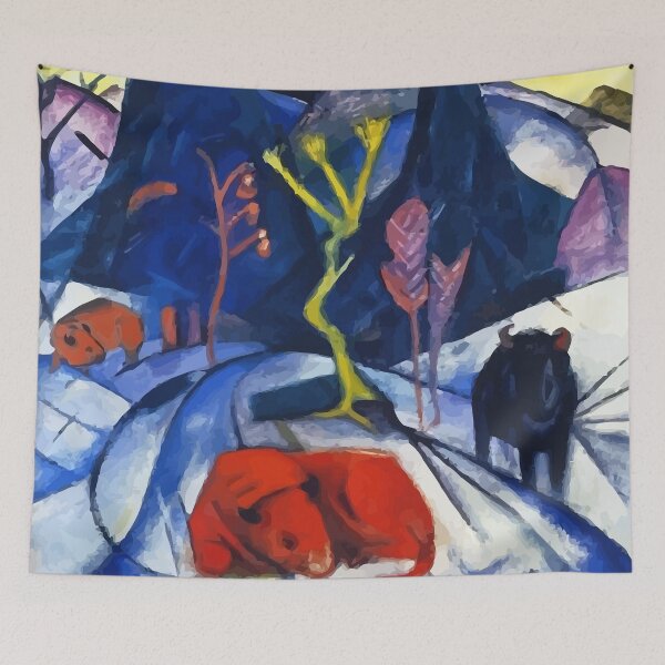 Item preview, Bison in Winter by Franz Marc designed and sold by digitalvintage.