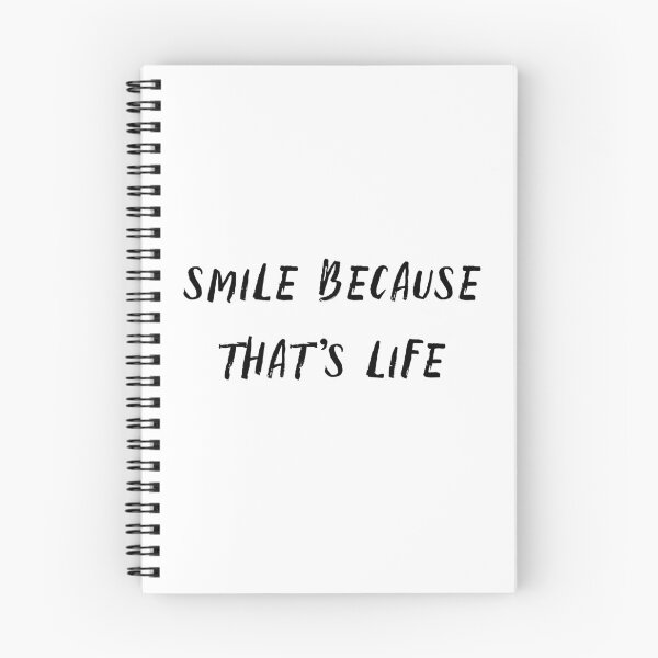 Item preview, smile because that's life designed and sold by motivation4you.