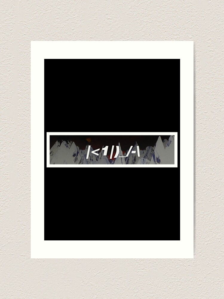 Kid A Radiohead Art Print By Blazikin Redbubble