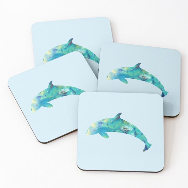 Item preview, Painterly Dolphin designed and sold by blue-jay-art.