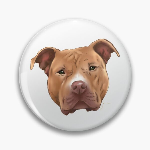 Item preview, Cute Pitbull Portrait Dog Love designed and sold by MyArtistry.