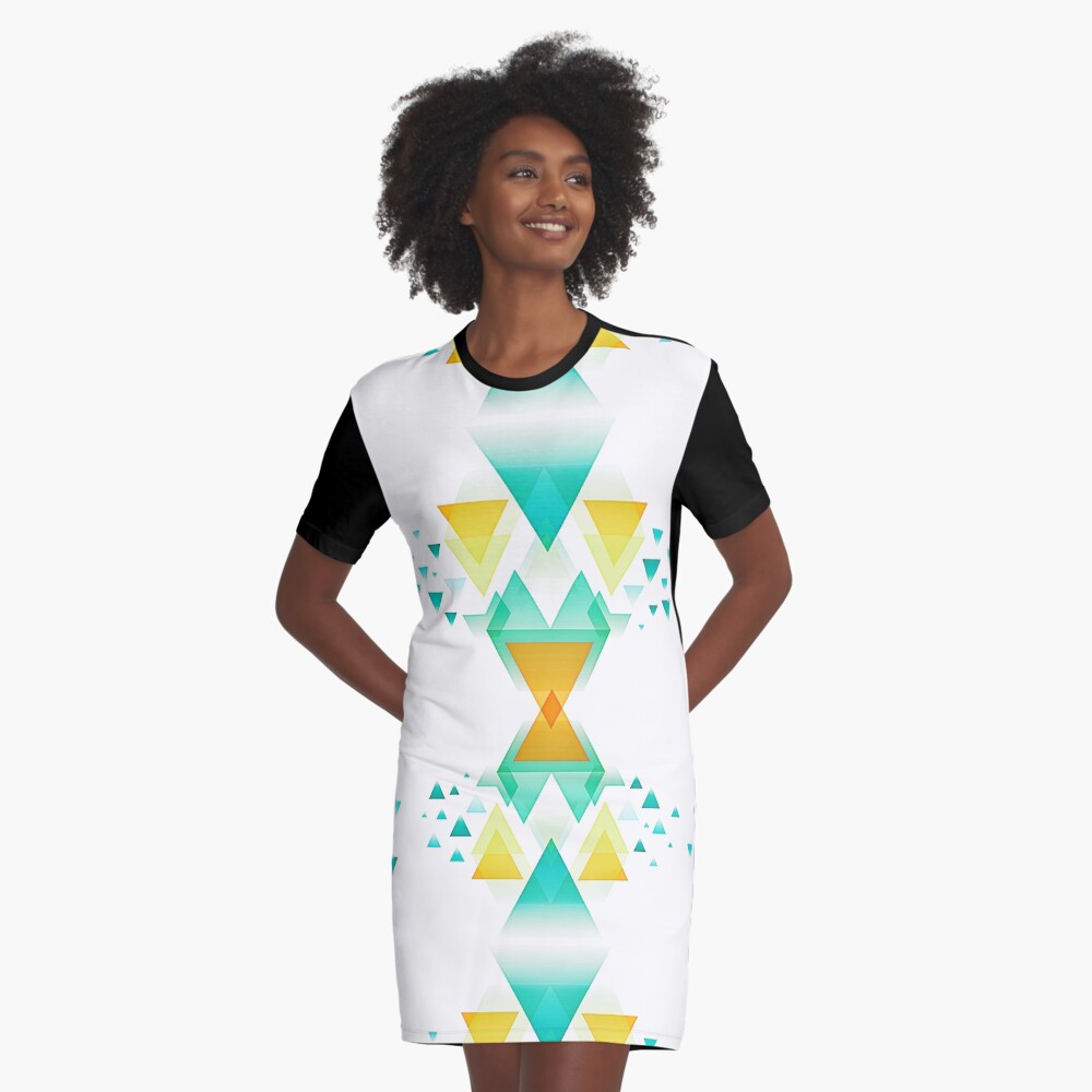 Item preview, Graphic T-Shirt Dress designed and sold by kinkatstyle.