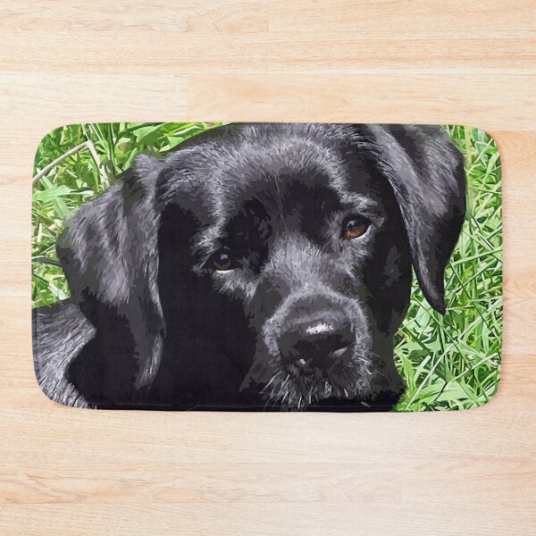 Item preview, Spring Joy - Black Labrador designed and sold by BlackDogArtJudy.