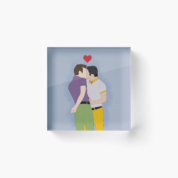 Item preview, Klaine Kissing designed and sold by byebyesally.