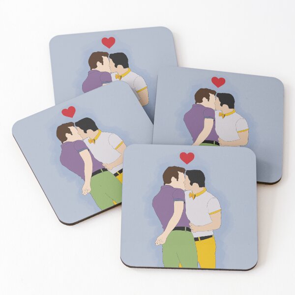 Item preview, Klaine Kissing designed and sold by byebyesally.