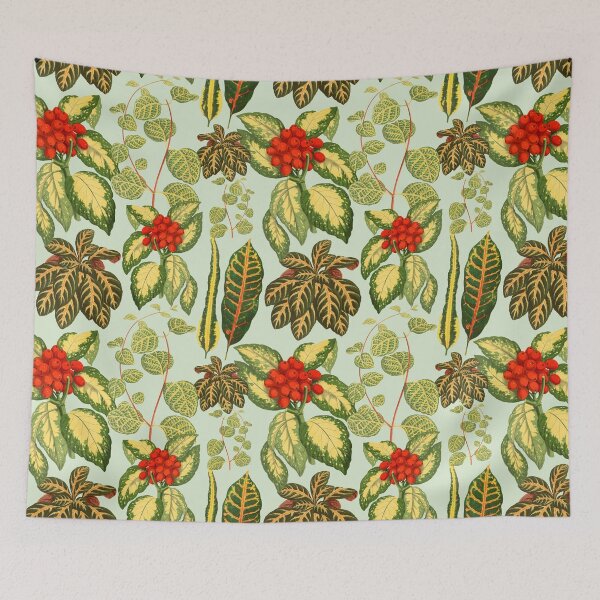 Item preview, Herbarium Pattern designed and sold by blue-jay-art.