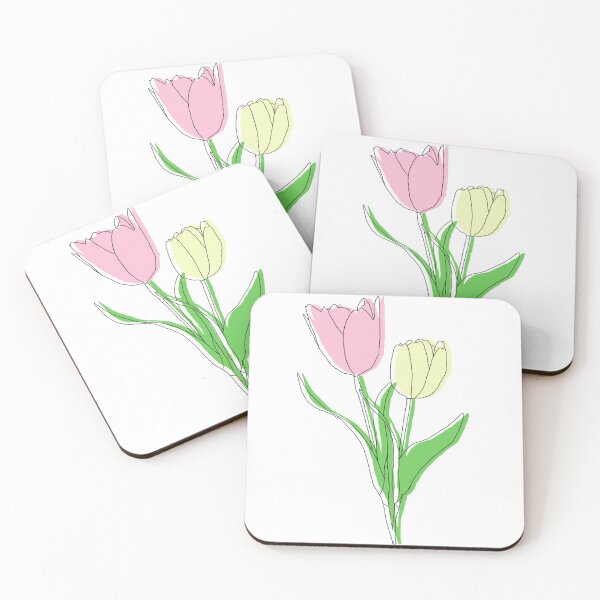 Aperçu de l'œuvre Tulipes pastel créée et vendue par CassieG00.