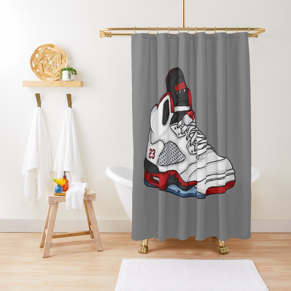 Shoes Fire Reds (Kicks) Shower Curtain