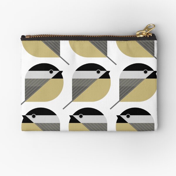 Nine Chickadees Zipper Pouch