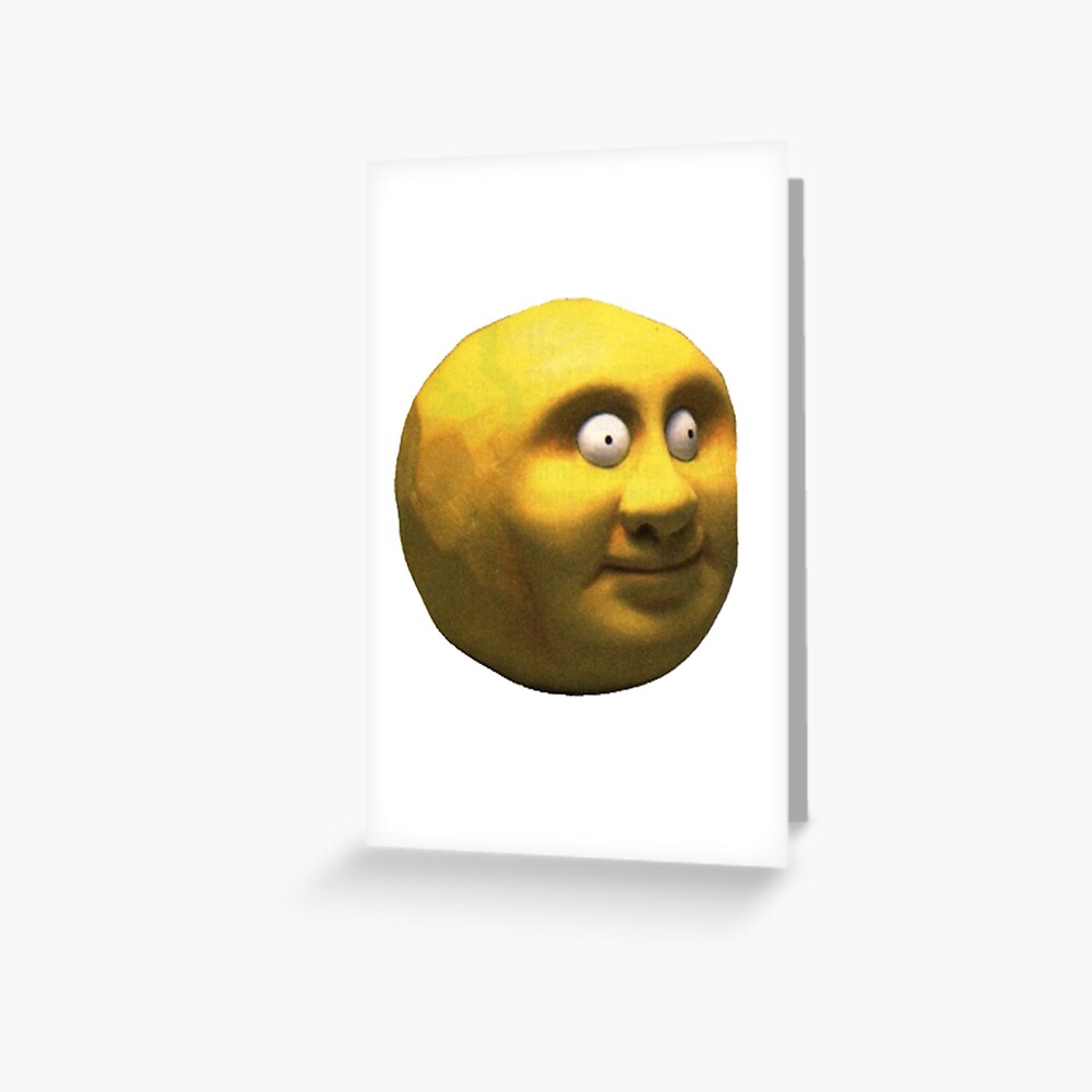 Cursed Emoji 3d Face | Postcard