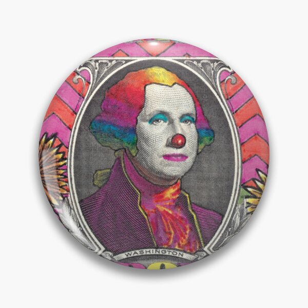 Item preview, Funny Money One Dollar George Washington (Chevron Flowers) designed and sold by JoshUsmani.