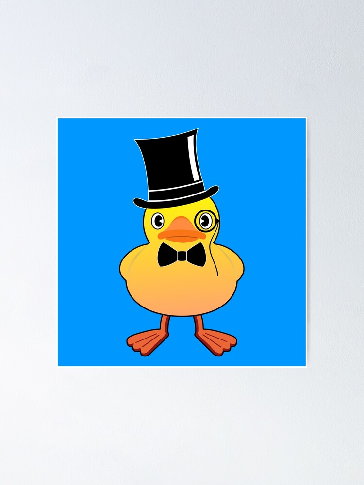 Rubber Duck Ducky Poster for Sale by BigTime Redbubble