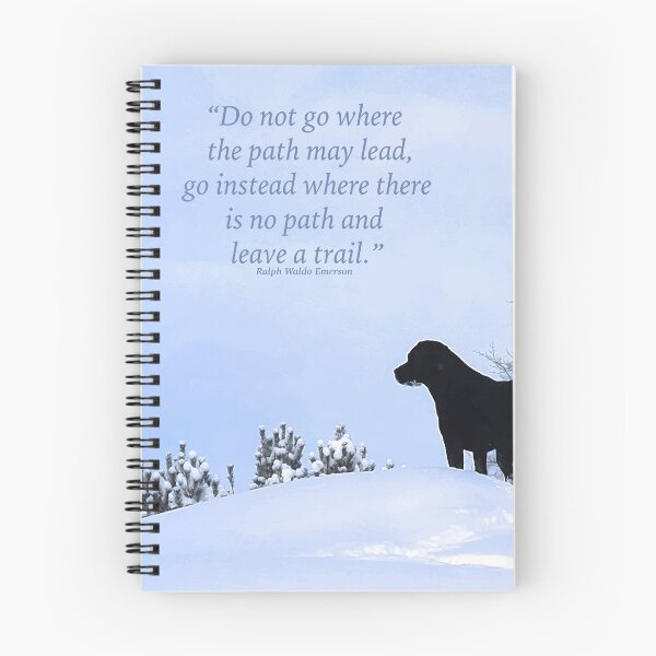 Item preview, Leave a Trail - Black Labrador  designed and sold by BlackDogArtJudy.