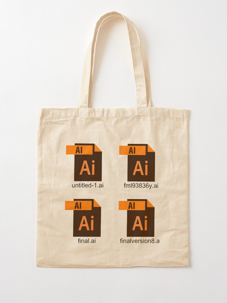 Illustrator Ai File Graphic Designer Pack Tote Bag For Sale By Jackcurtis1991 Redbubble