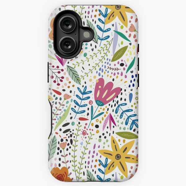 Vista previa del artículo con la obra «Fondo floral abstracto de flores de colores», diseñado y vendido por bestoffers.