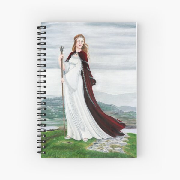 Queen of Stones Spiral Notebook