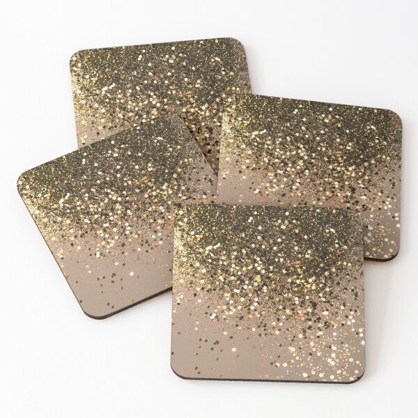 Item preview, Gold Brown Glam #1 (Photo of Glitter Only - Not Reflective) designed and sold by Anita's & Bella's Art.