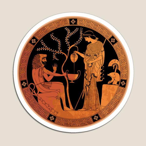 Item preview, Athena and Heracles - Ancient Greece designed and sold by portokalis.