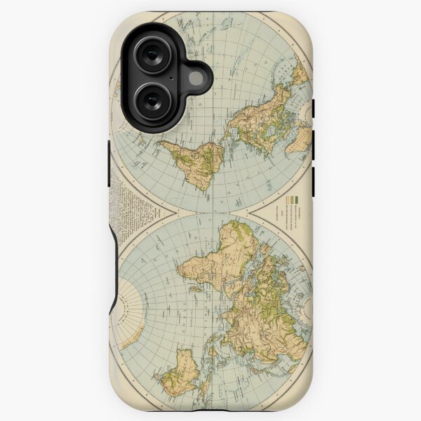 Item preview, Vintage Map of The World (1895) designed and sold by BravuraMedia.