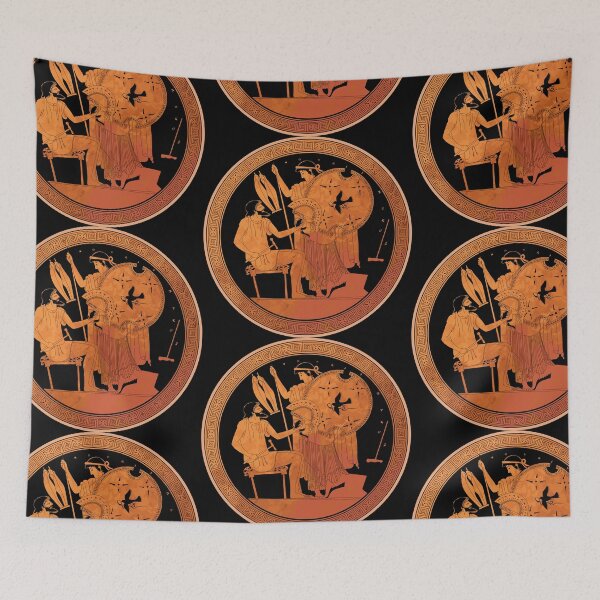 Item preview, Hephaestus presents Achilles new panoply to Thetis - Ancient Greece designed and sold by portokalis.