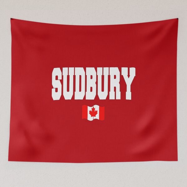Item preview, Sudbury with Canadian flag designed and sold by AllShirts21.